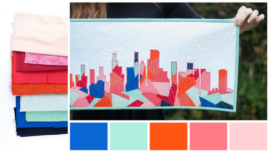 Color Inspiration: Blue, Mint, Orange, Magenta