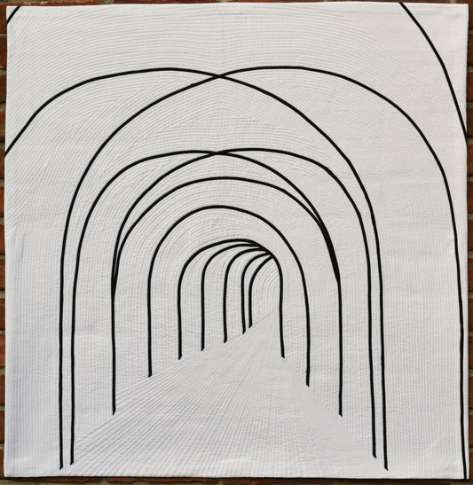 Bias Tape Applique: "Drawing" on Fabric