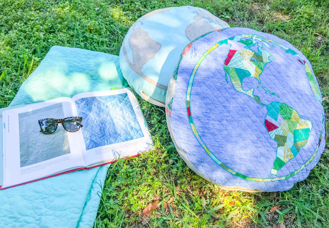 DIY Round Pillows -- Small Round Throw Pillows or Large Floor Poufs