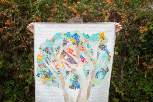 Windy Poplar Tree Quilt -- simple, but vibrant.