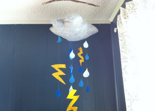 How to Make a Thunderstorm Mobile