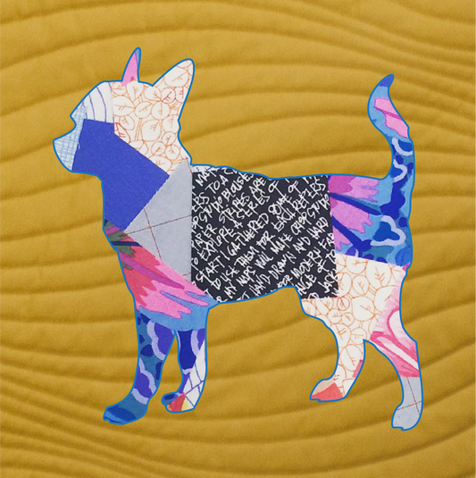 Chihuahua Scrappy Applique Pattern (PDF)