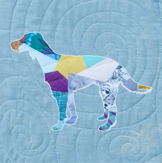 English Setter Scrappy Applique Pattern (PDF)