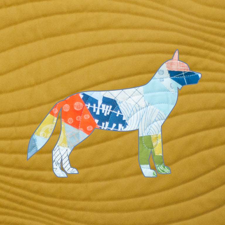 Husky Scrappy Applique Pattern (PDF)