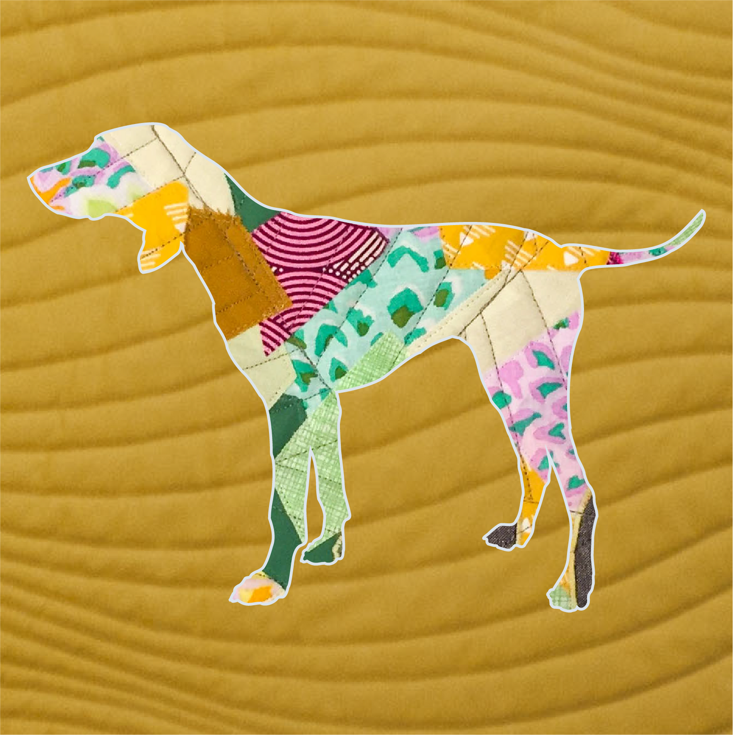 Pointer Scrappy Applique Pattern (PDF)