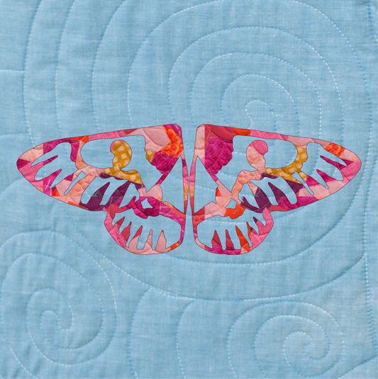 Sagebrush Sheep Moth Scrappy Applique Pattern (PDF)