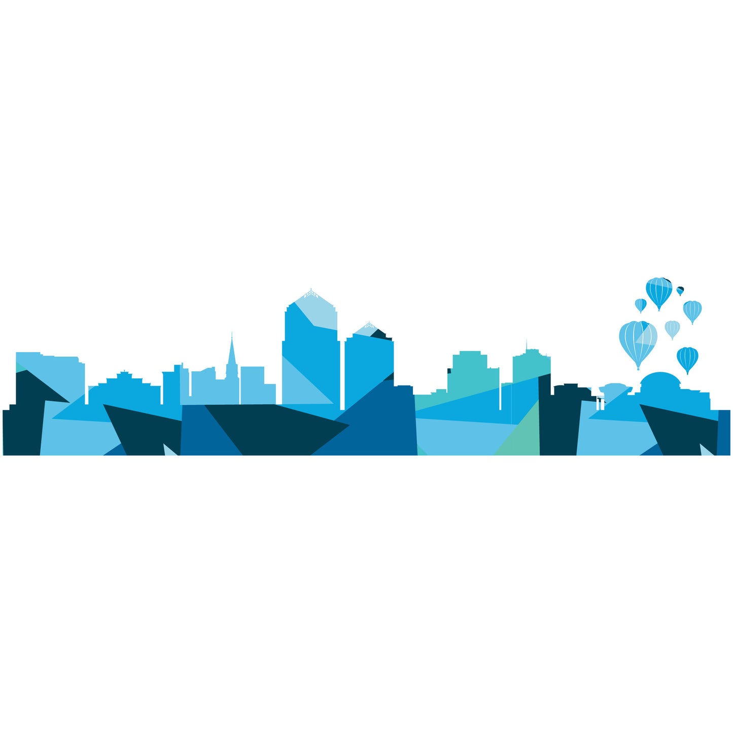 NM, Albuquerque Skyline PDF Pattern