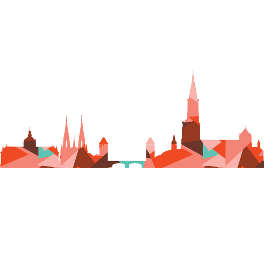 France, Strasbourg Scrappy Applique PDF Pattern