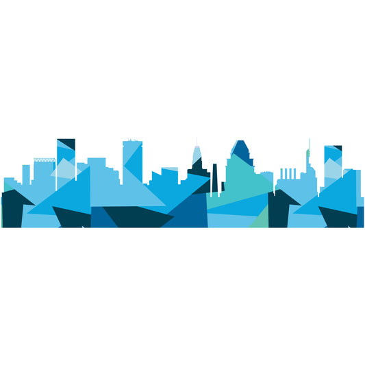 MD, Baltimore Skyline PDF Pattern