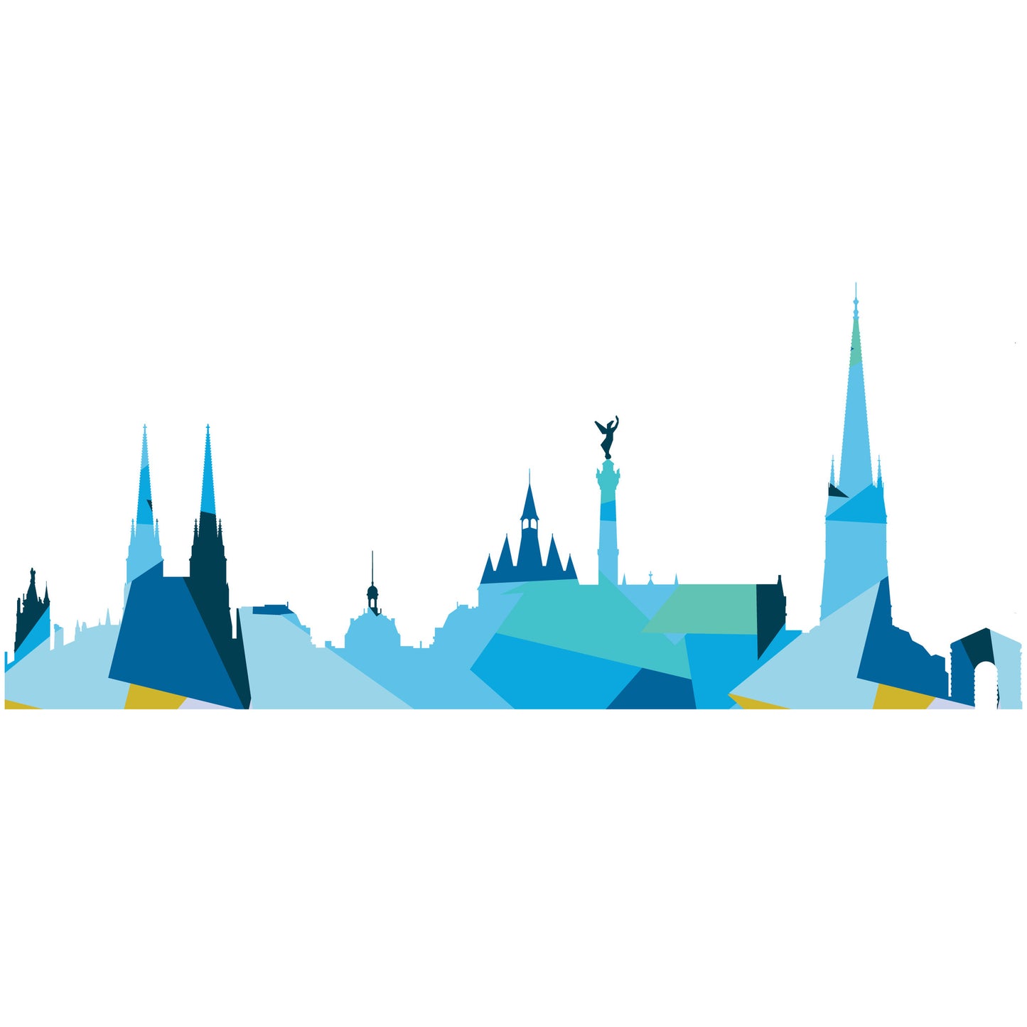 France, Bordeaux Scrappy Applique PDF Pattern