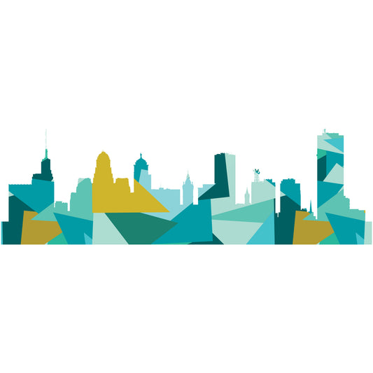NY, Buffalo Skyline PDF Pattern