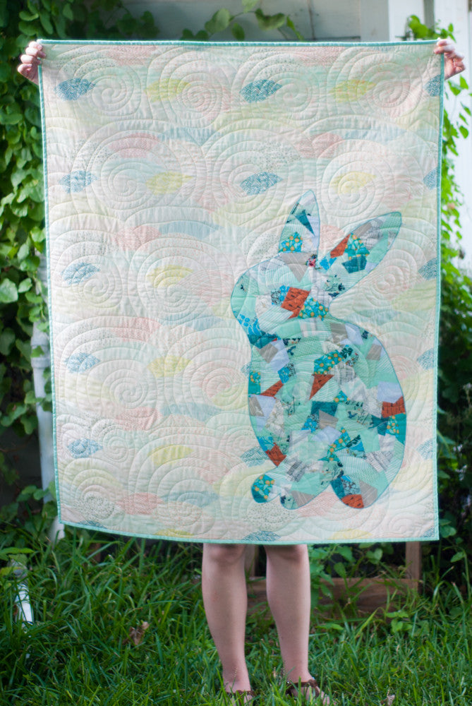 Bunny Scrappy Applique PDF Pattern