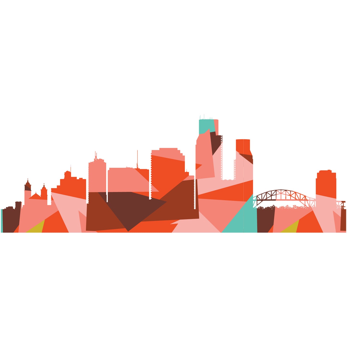 TX, Corpus Christi Skyline PDF Pattern