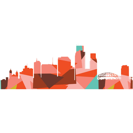 TX, Corpus Christi Skyline PDF Pattern