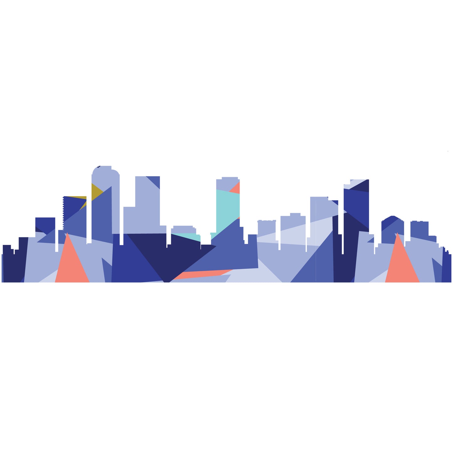 CO, Denver Skyline PDF Pattern