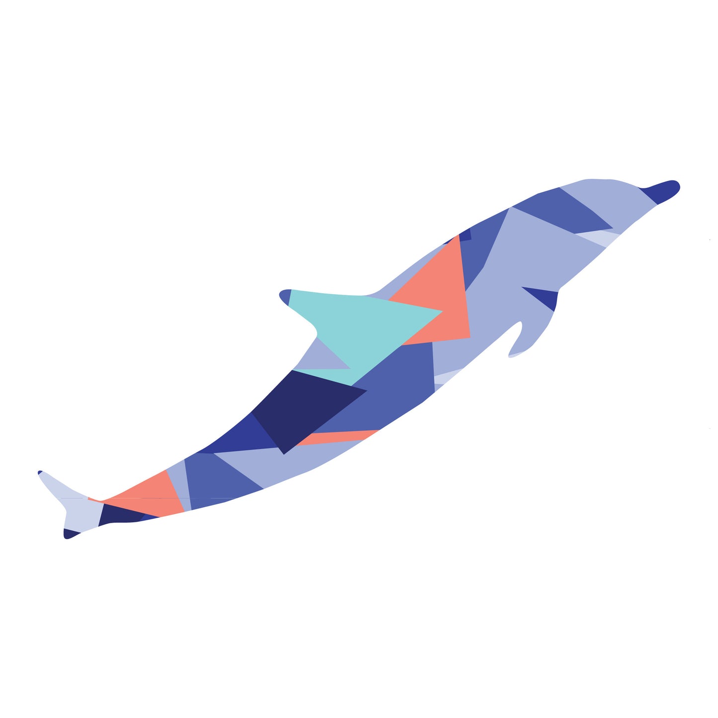 Dolphin Scrappy Applique PDF Pattern