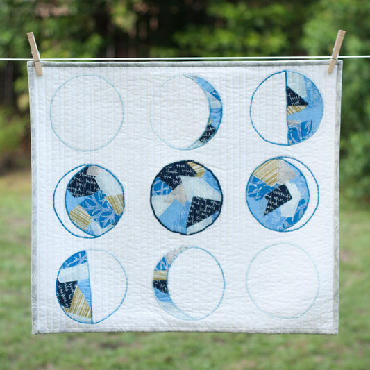 Moon Scrappy Applique PDF Pattern