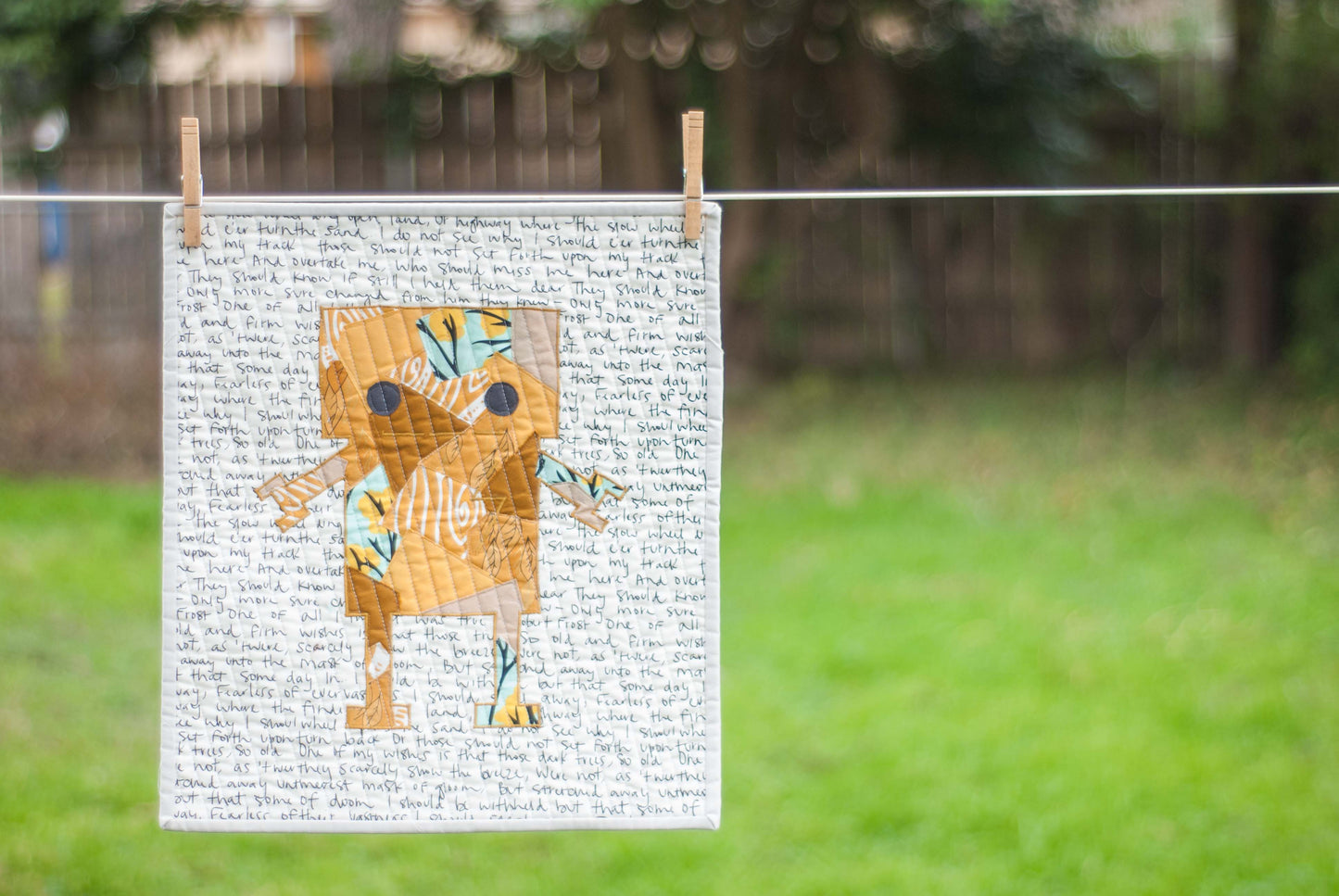 Robot Scrappy Applique PDF Pattern