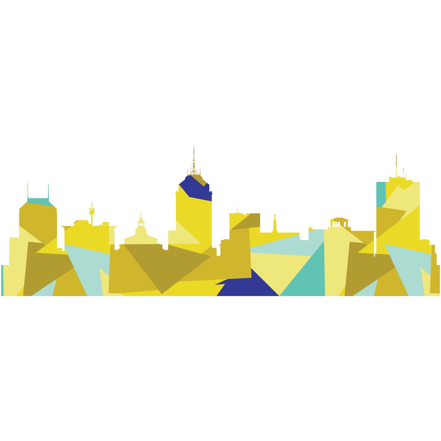 CA, Fresno Skyline PDF Pattern