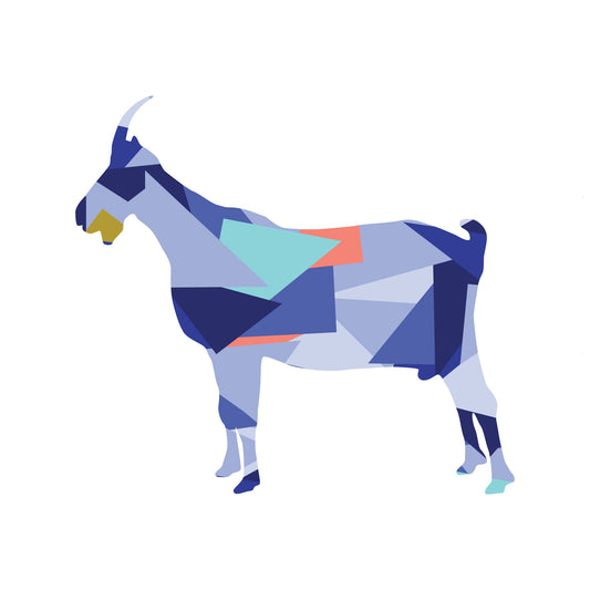 Goat Scrappy Applique PDF Pattern