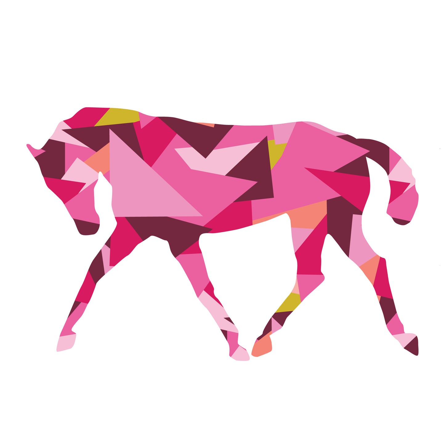 Horse Scrappy Applique PDF Pattern