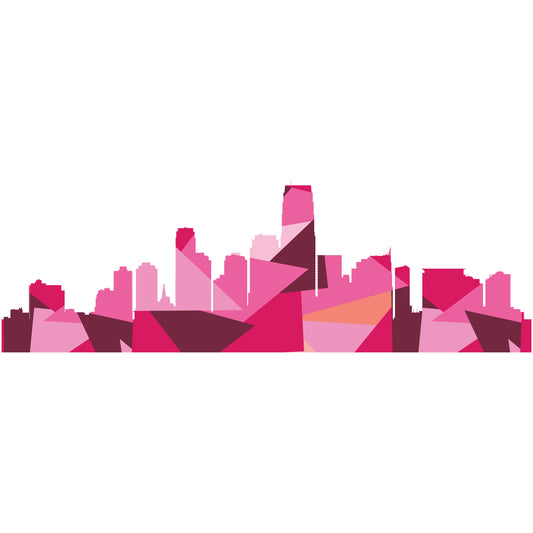 NJ, Jersey City Skyline PDF Pattern