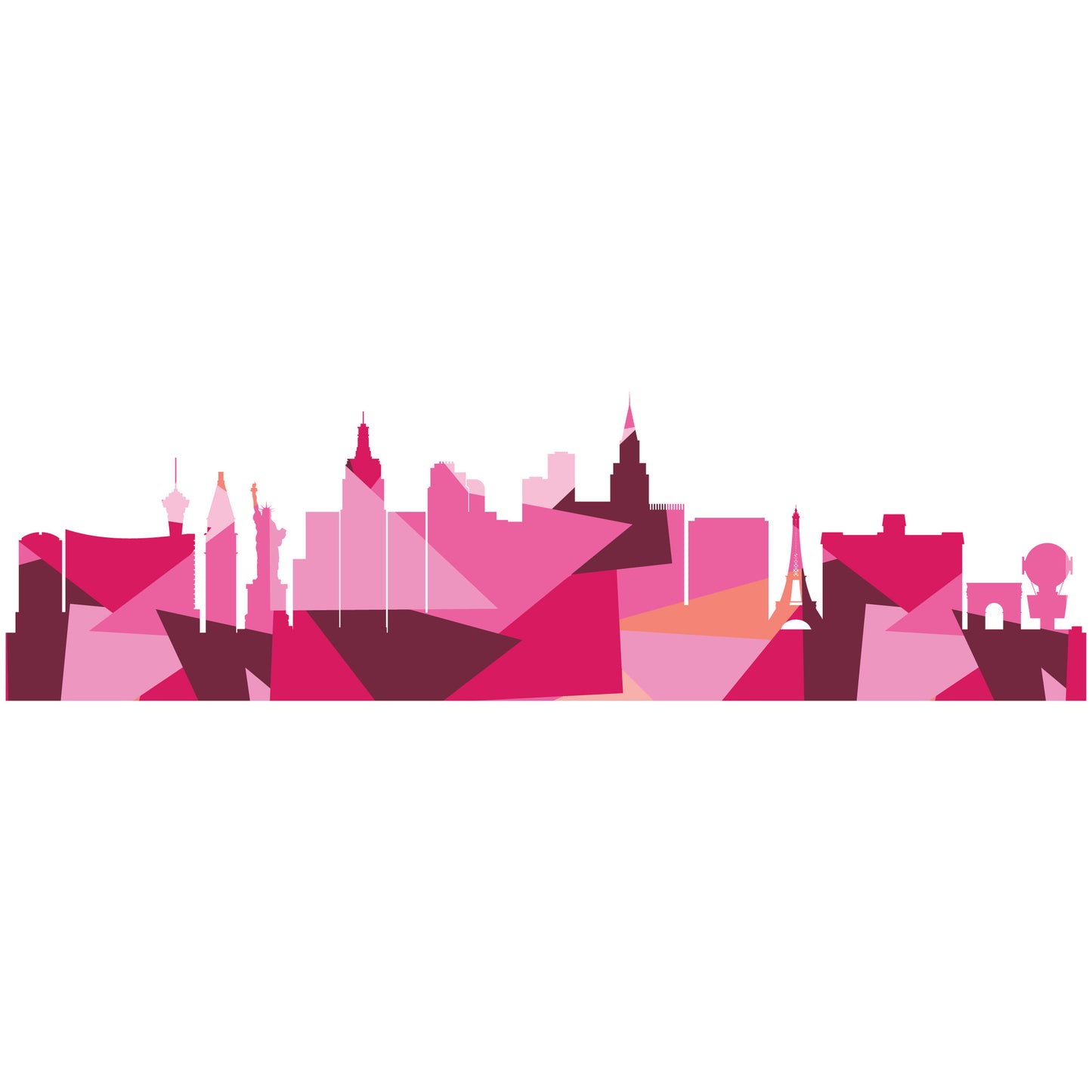 NV, Las Vegas Skyline PDF Pattern