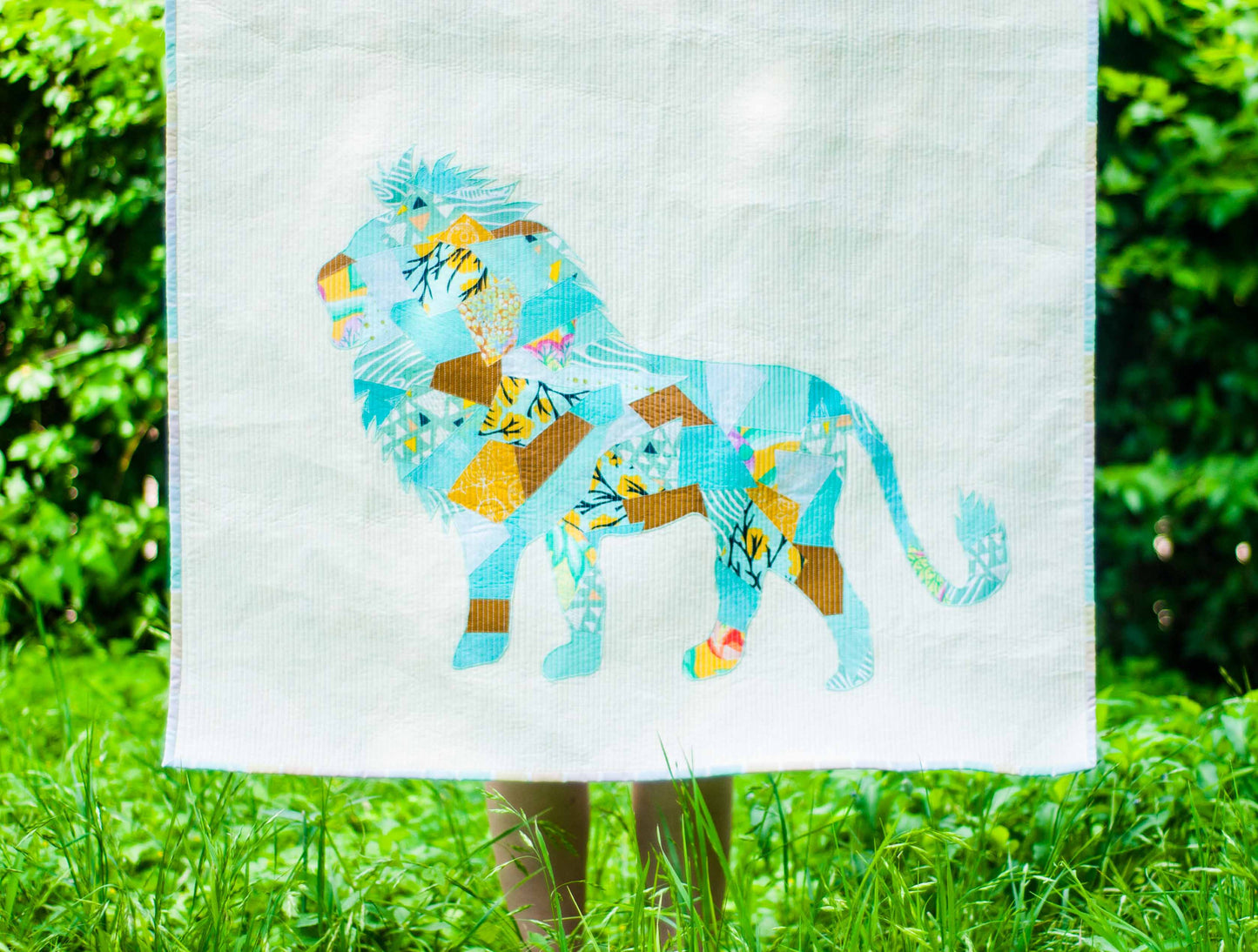 Wild Animals Scrappy Applique Pattern (Printed)