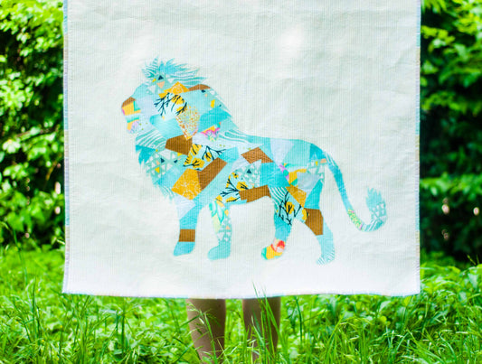 Lion Scrappy Applique PDF Pattern