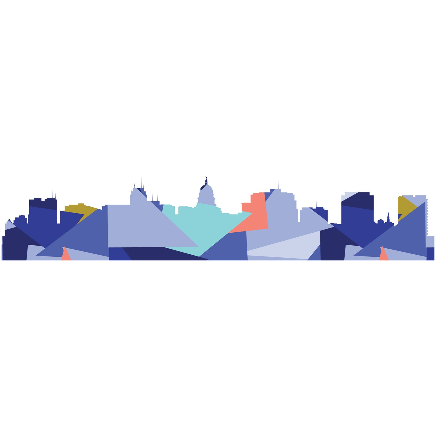 WI, Madison Skyline PDF Pattern