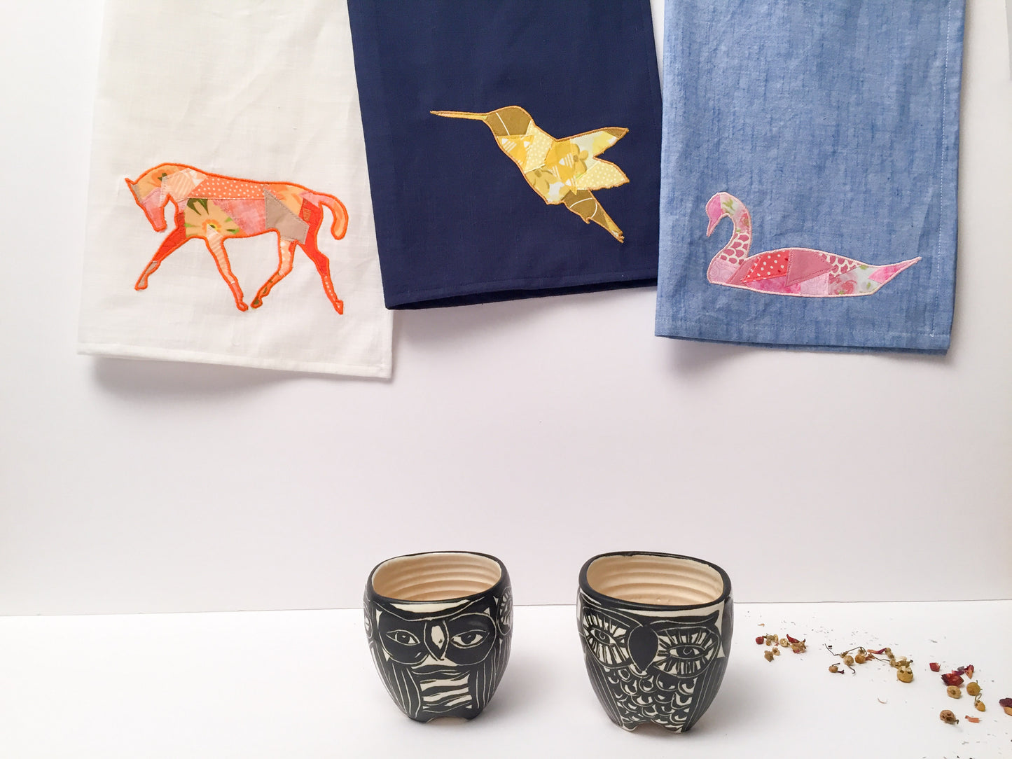 Swan Scrappy Applique PDF Pattern