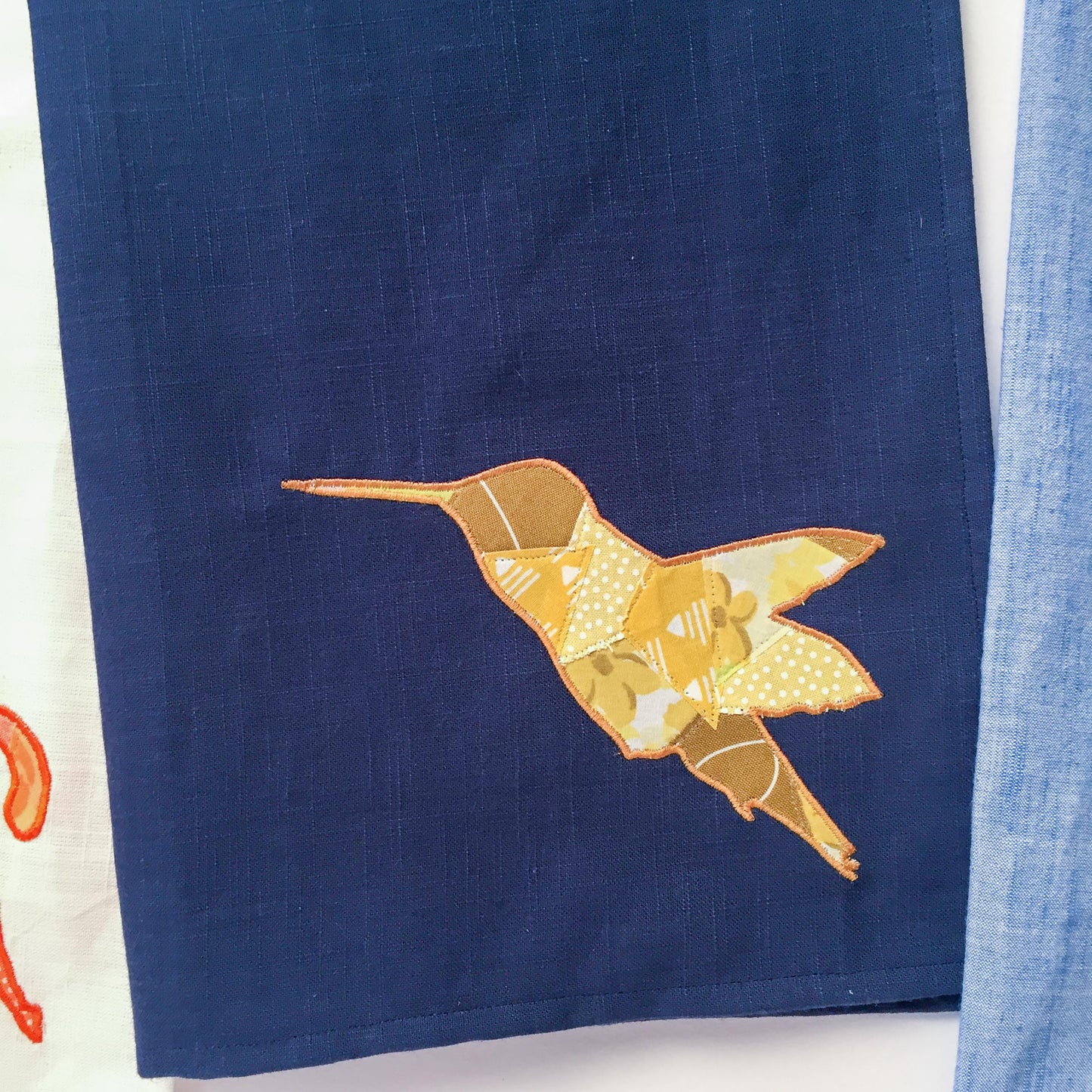 Hummingbird Scrappy Applique PDF Pattern