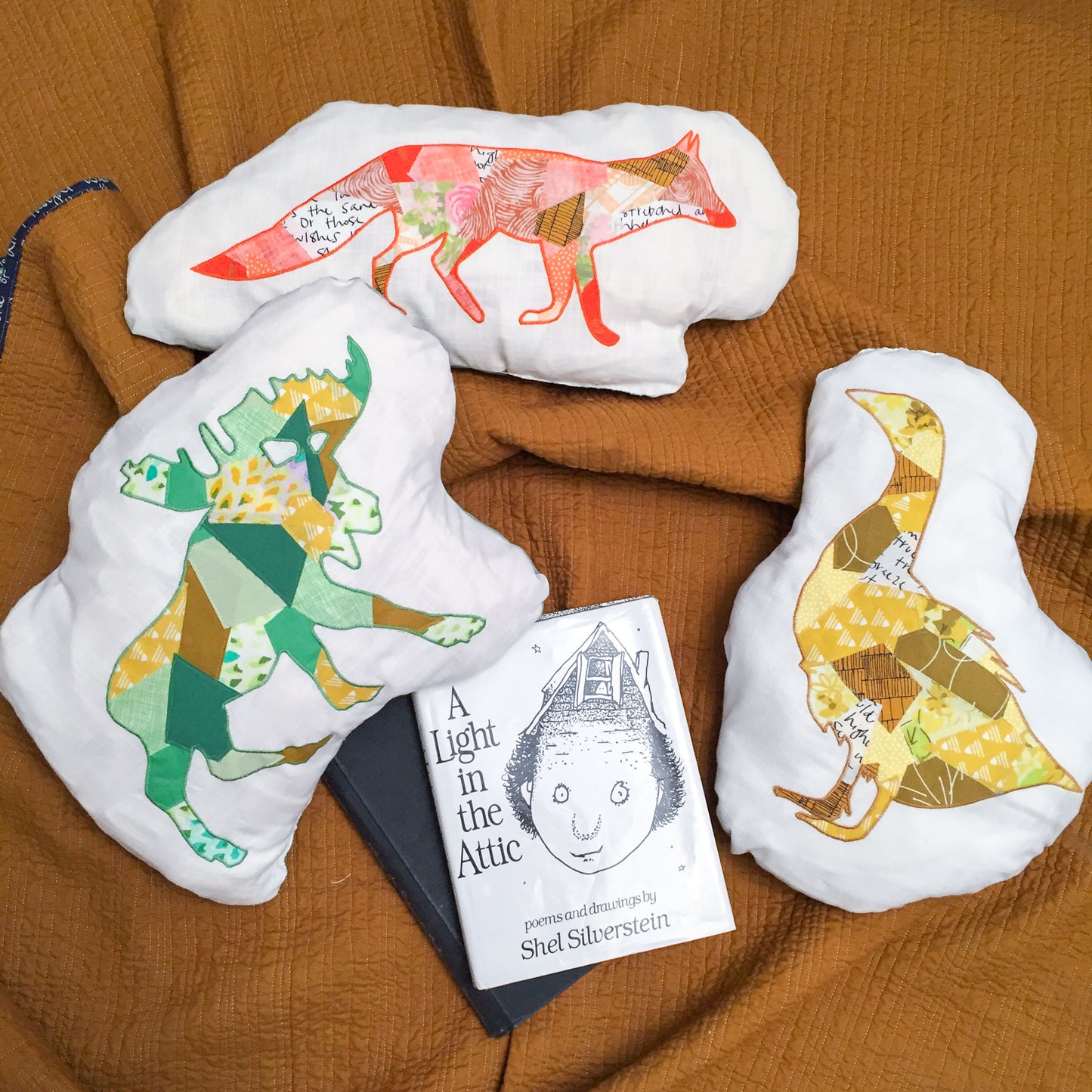 Fox Scrappy Applique PDF Pattern