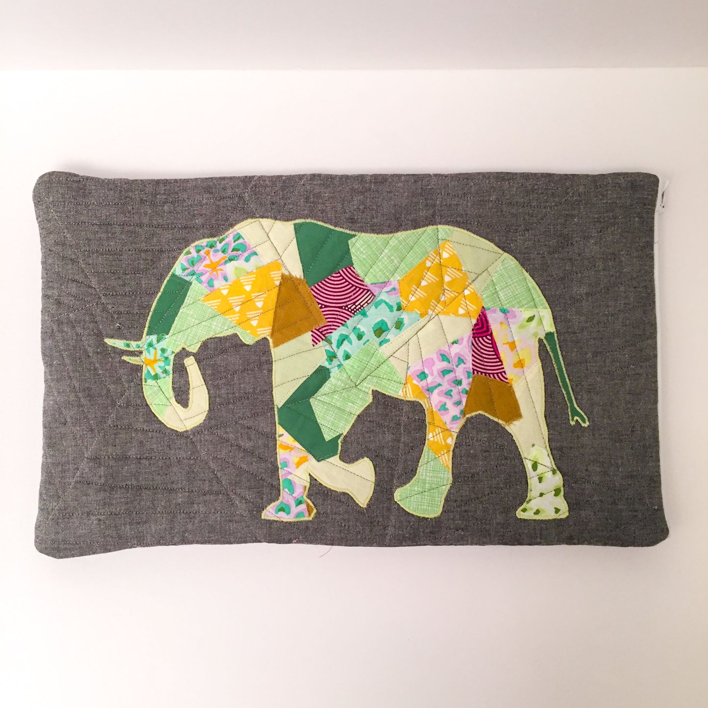 Elephant Scrappy Applique PDF Pattern