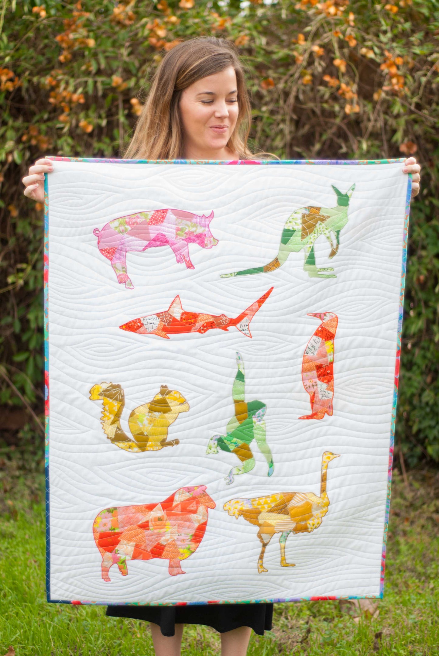 Penguin Scrappy Applique PDF Pattern