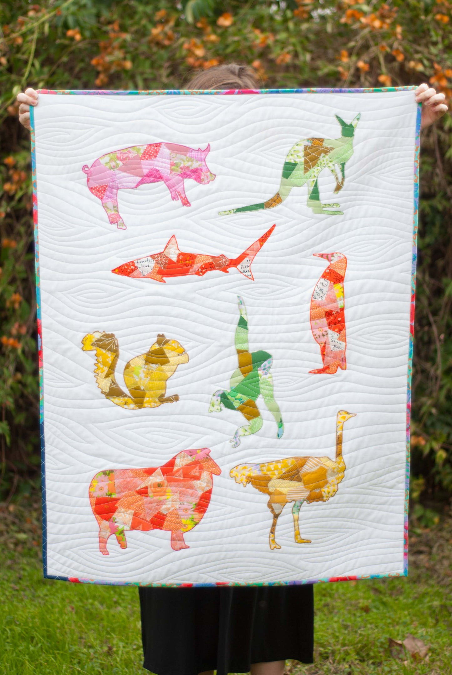 Squirrel Scrappy Applique PDF Pattern