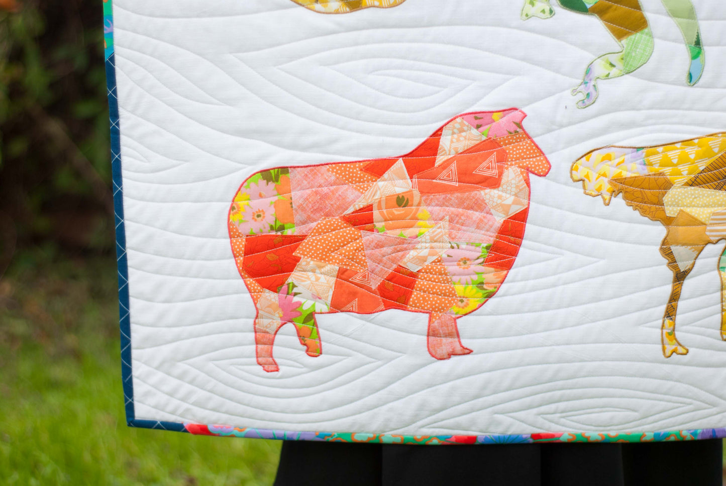 Sheep Scrappy Applique PDF Pattern