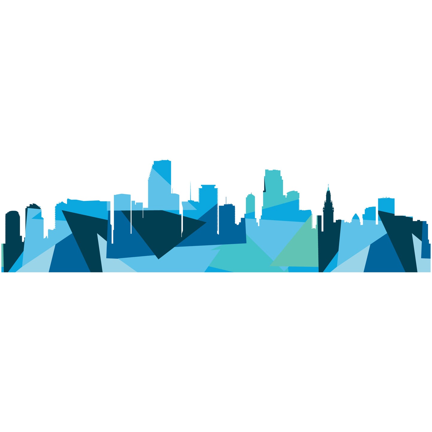 FL, Miami Skyline PDF Pattern