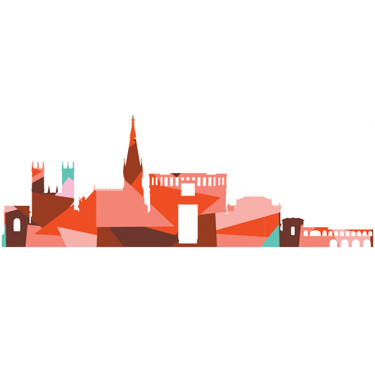 France, Montpellier Scrappy Applique PDF Pattern