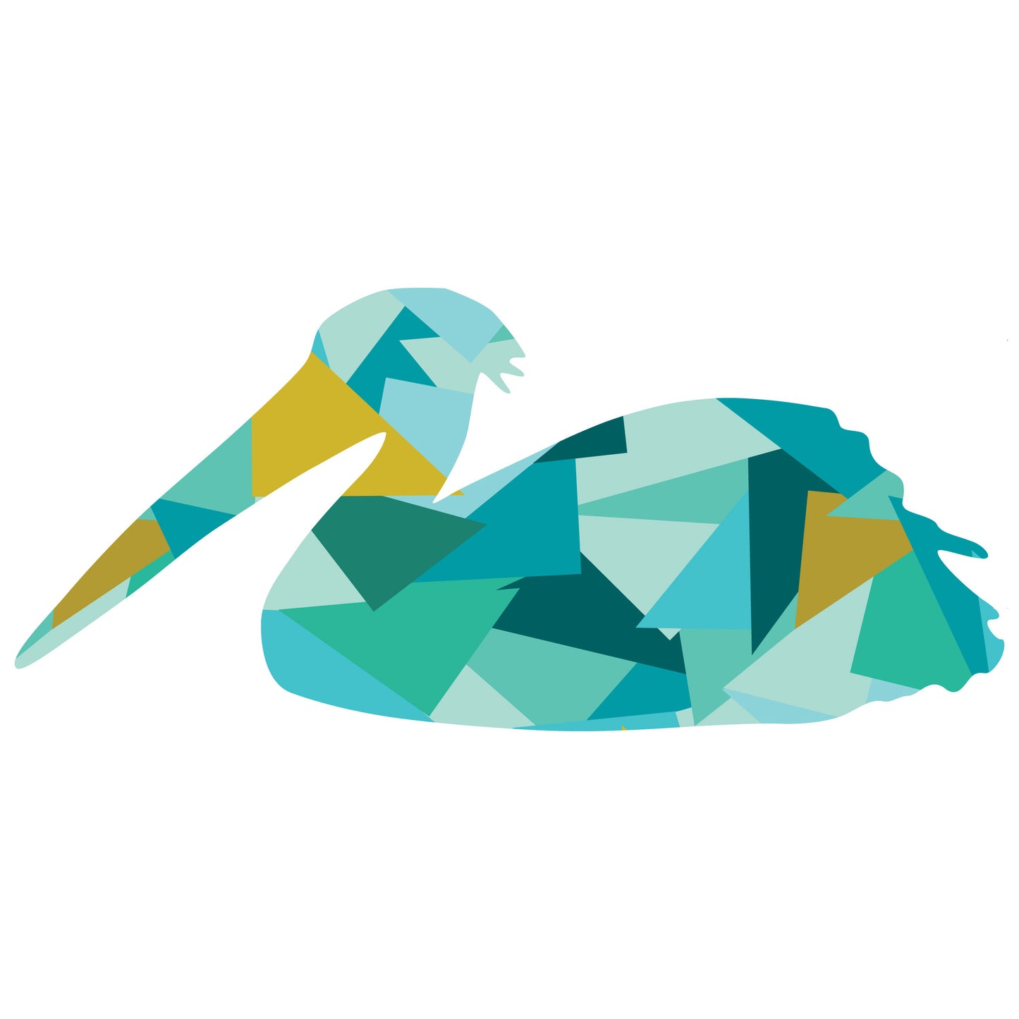 Pelican Scrappy Applique PDF Pattern