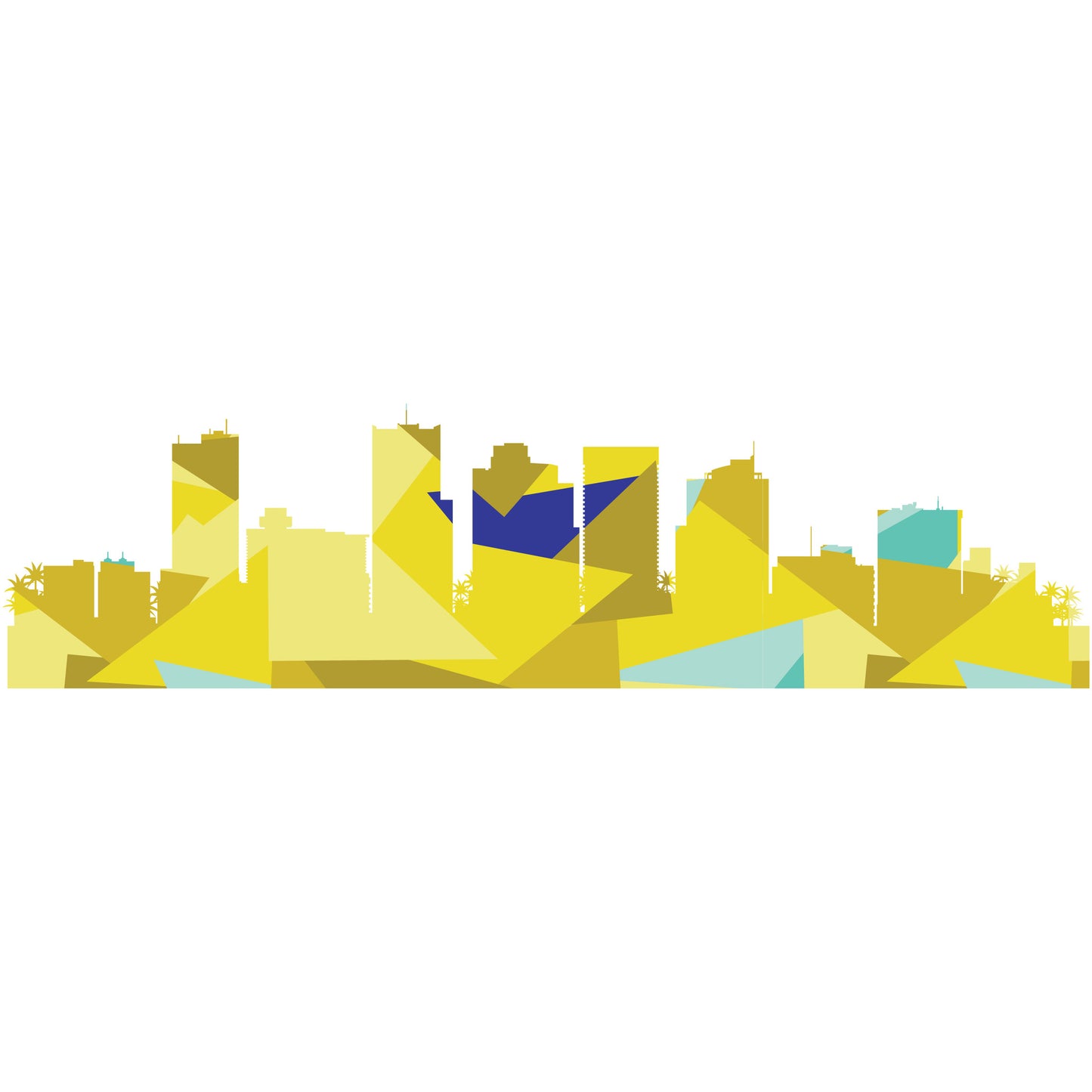 AZ, Phoenix Skyline PDF Pattern