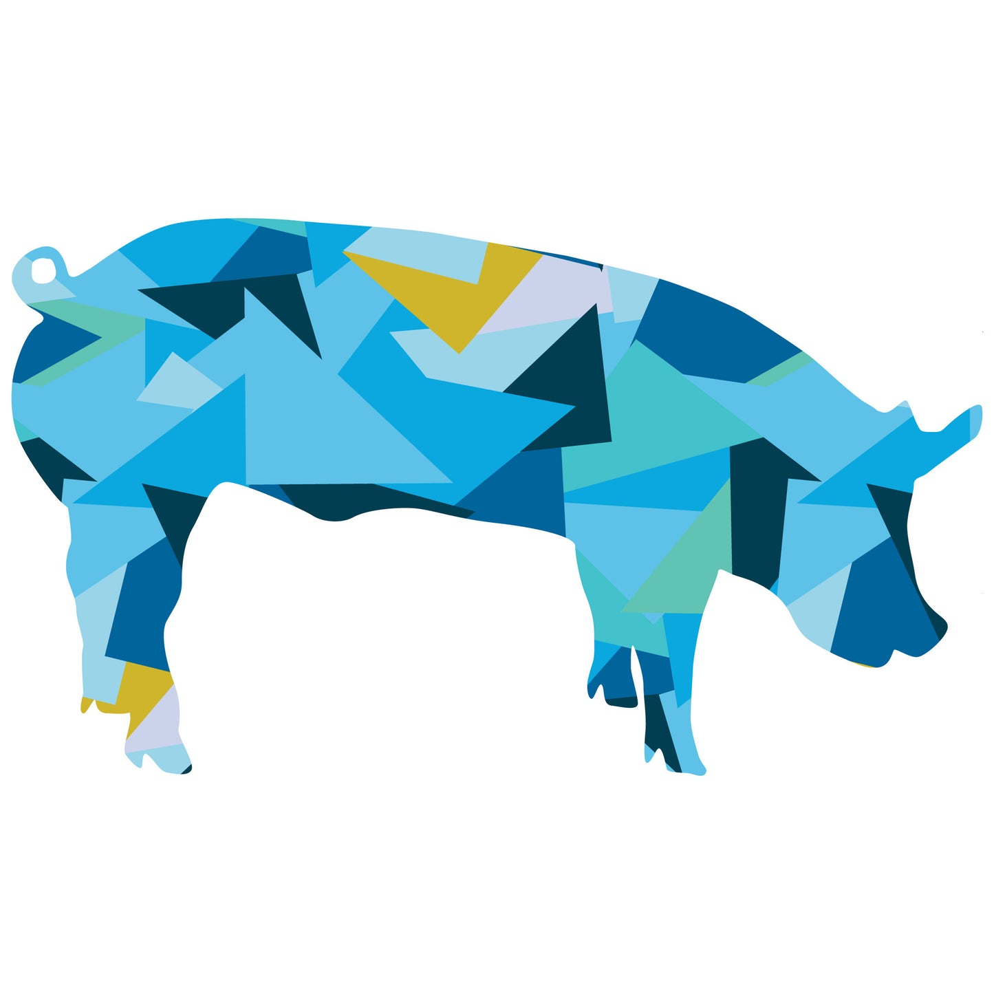 Pig Scrappy Applique PDF Pattern