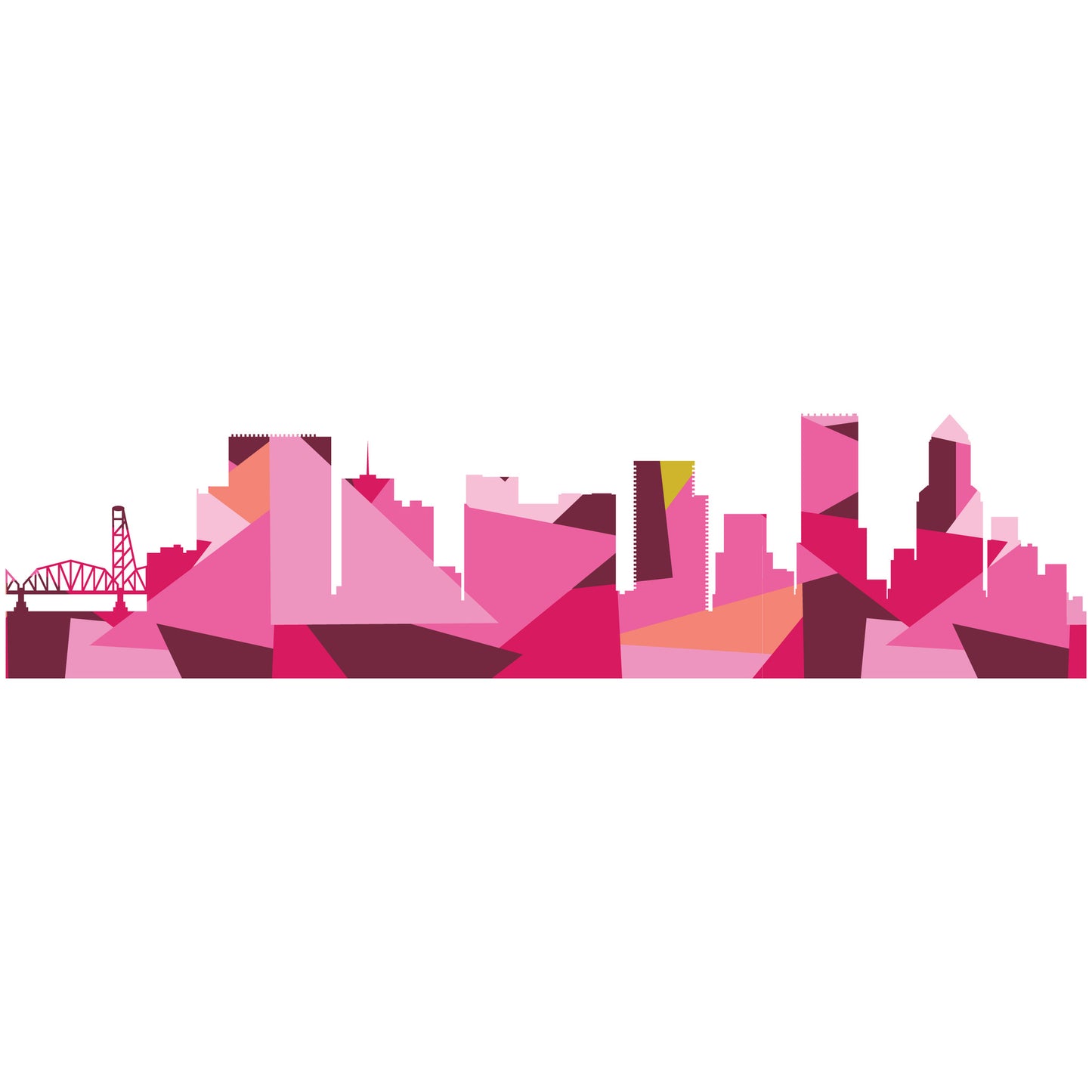 OR, Portland Skyline PDF Pattern