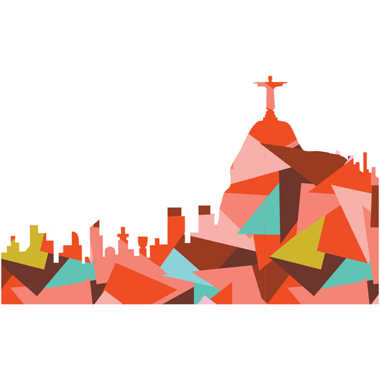 Brazil, Rio De Janeiro Skyline PDF Pattern