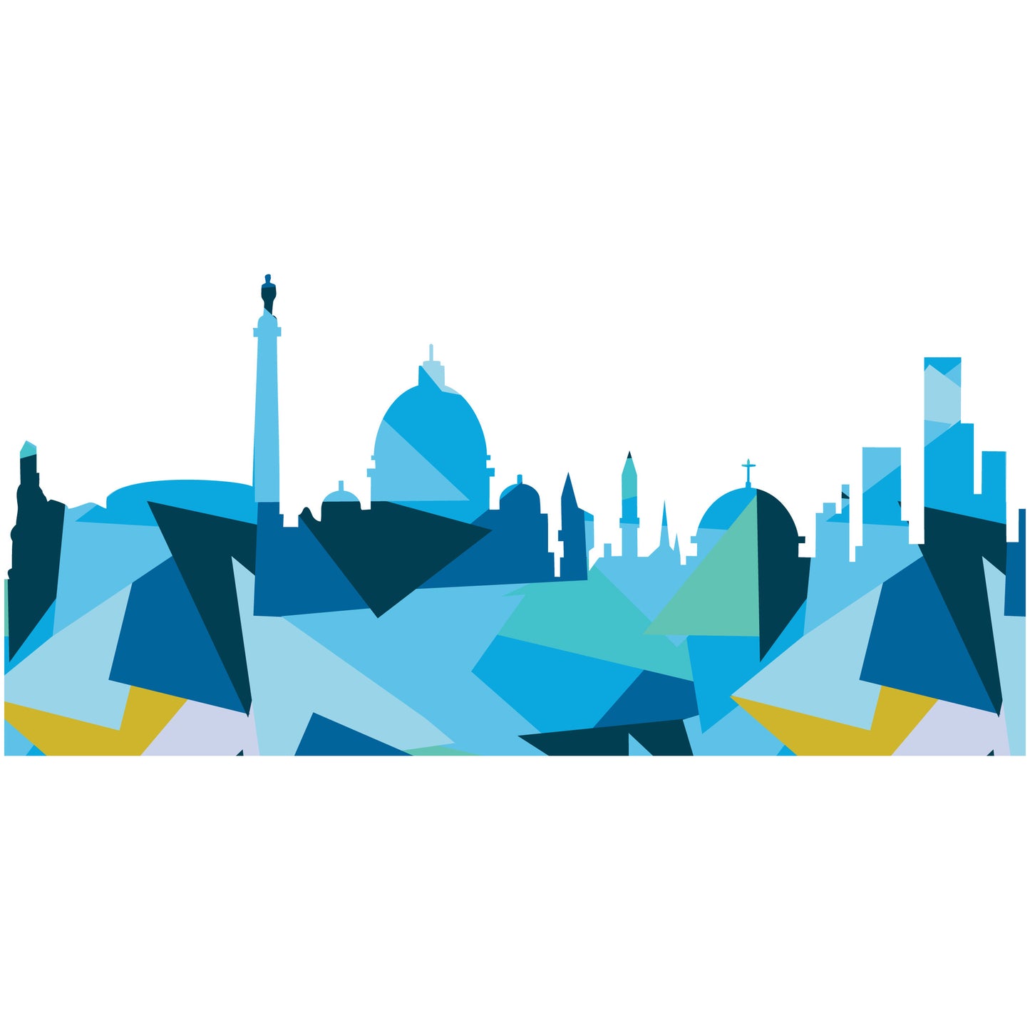 Italy, Rome Skyline PDF Pattern