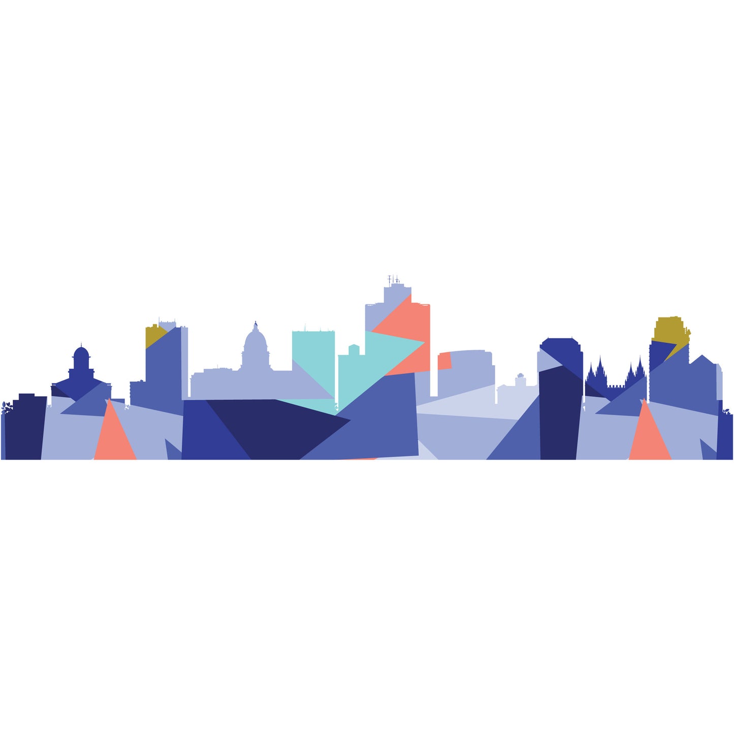 UT, Salt Lake City Skyline PDF Pattern