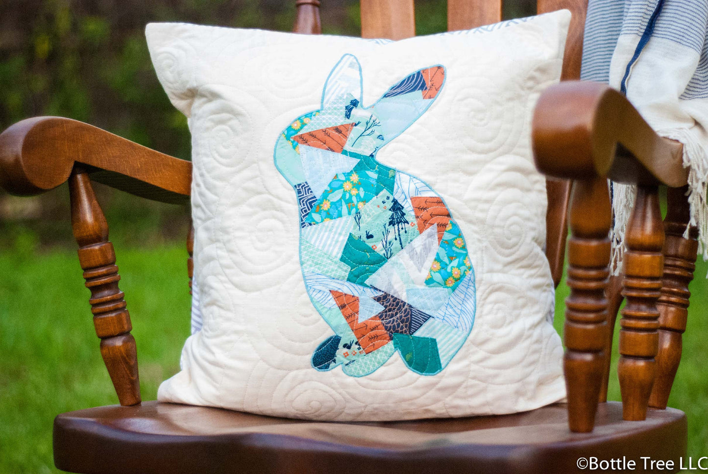 Feathered and Furry Scrappy Applique Pattern (Printed)