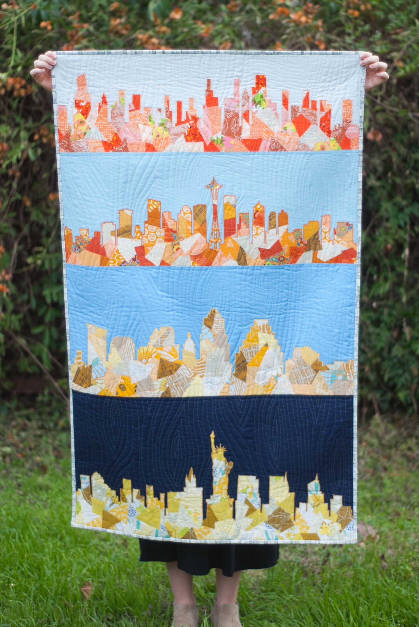 WA, Seattle Skyline PDF Pattern