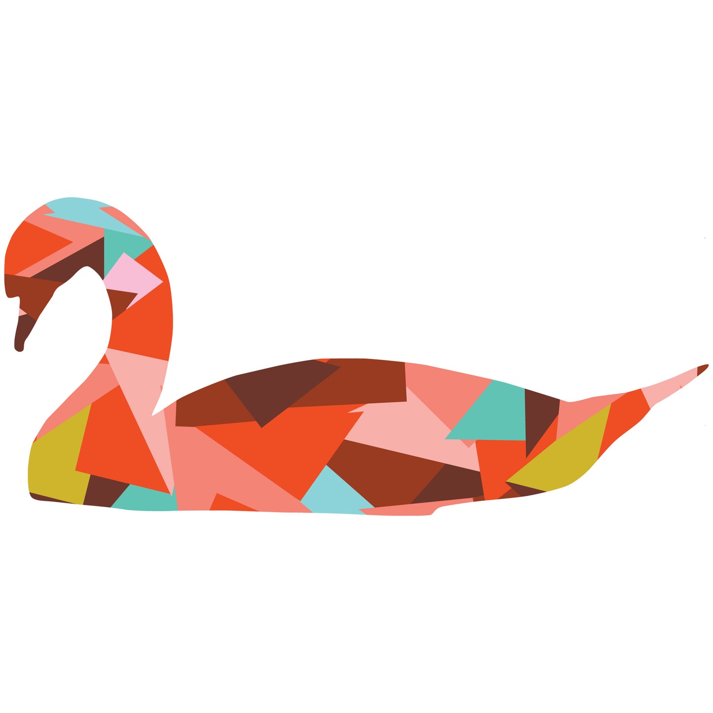 Swan Scrappy Applique PDF Pattern