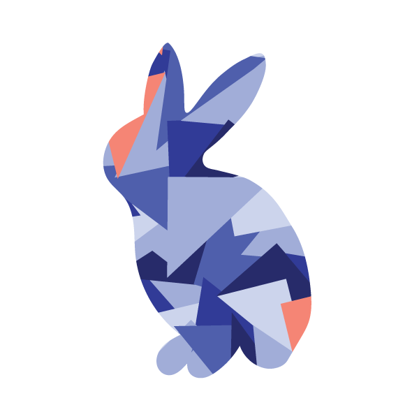 Bunny Scrappy Applique PDF Pattern